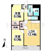 愛知県名古屋市瑞穂区中根町3(マンション)の賃貸物件の間取り