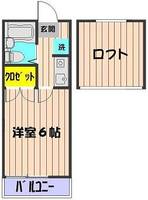 グリーンハイツあづまの間取り