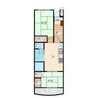 栃木県宇都宮市大曽1(マンション)の賃貸物件の間取り