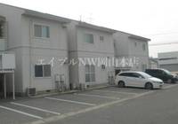 清水コーポFの外観