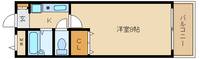 大阪府藤井寺市野中5(マンション)の賃貸物件の間取り