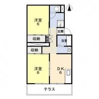 プレジールSANYO B棟の間取り