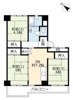 UR東札幌六条の間取り