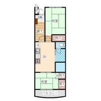 栃木県宇都宮市大曽1(マンション)の賃貸物件の間取り