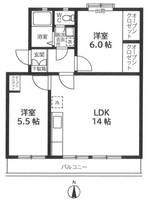 前野台住宅3号棟の間取り