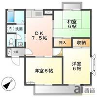 埼玉県坂戸市関間4(アパート)の賃貸物件の間取り