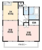 コーポ森田の間取り