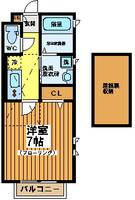東京都世田谷区北沢4(アパート)の賃貸物件の間取り