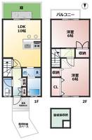 東京都世田谷区深沢1(一戸建)の賃貸物件の間取り