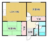 フルタハイツ1号棟の間取り