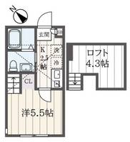 フィリシア石川町壱番館の間取り