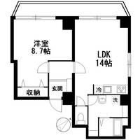 かすがマンション初台の間取り