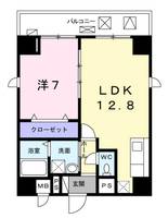 大阪府大阪市北区天神西町(マンション)の賃貸物件の間取り