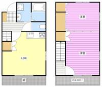 静岡県磐田市福田(一戸建)の賃貸物件の間取り