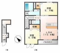 物件の間取り画像