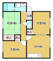 コーポ大川の間取り