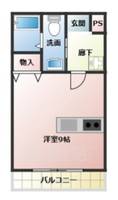 フラッティ北山2の間取り
