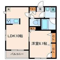 東京都杉並区高円寺南1(アパート)の賃貸物件の間取り