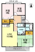 グレースAB棟の間取り
