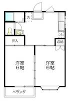 K・フラットの間取り