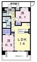 レジデンス仙台泉の間取り