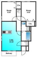 物件の間取り画像