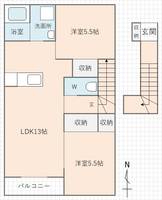 物件の間取り画像