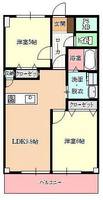 神奈川県川崎市高津区久地(マンション)の賃貸物件の間取り