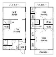 コムディッソ エフモールの間取り