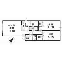 ルミエールピースアベニューの間取り