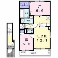 アルコバレーノVII サウスの間取り