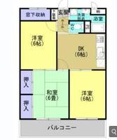 鹿児島県鹿児島市清和3(マンション)の賃貸物件の間取り