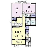 レジデンス・アクアIIの間取り