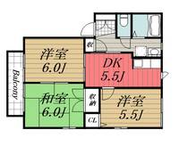 千葉県千葉市緑区誉田町1(アパート)の賃貸物件の間取り