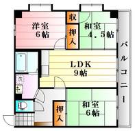 第2宮脇マンションの間取り
