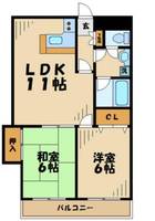 フラワーマンションコヤタ2の間取り