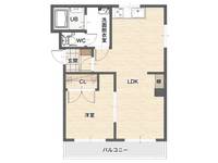 ファミーユK&Aの間取り