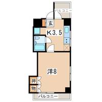 福島県郡山市本町1(マンション)の賃貸物件の間取り
