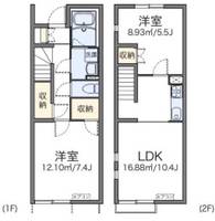 レオネクスト住吉Bの間取り