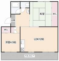物件の間取り画像