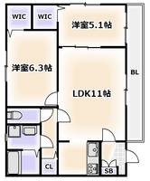 物件の間取り画像