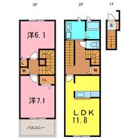 愛知県刈谷市恩田町1(一戸建)の賃貸物件の間取り