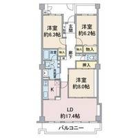 アネシス小幡の間取り