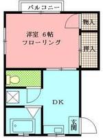 ハイツ上白根の間取り