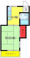 コゴシハイツの間取り
