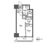 レジディア大通西の間取り