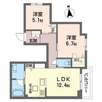 物件の間取り画像