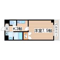 ブランシェ泉中央の間取り