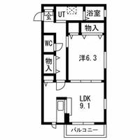 埼玉県川口市並木1(アパート)の賃貸物件の間取り