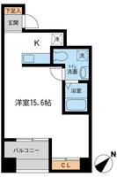 神奈川県横浜市港北区新横浜2(マンション)の賃貸物件の間取り
